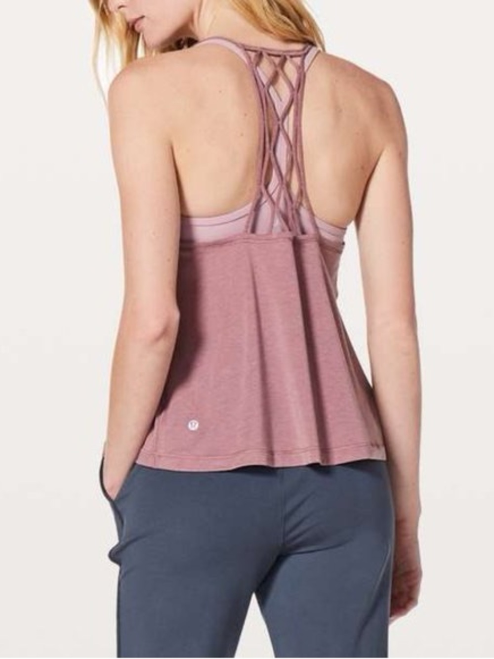 lululemon athletica Mauve Rose Tank Top